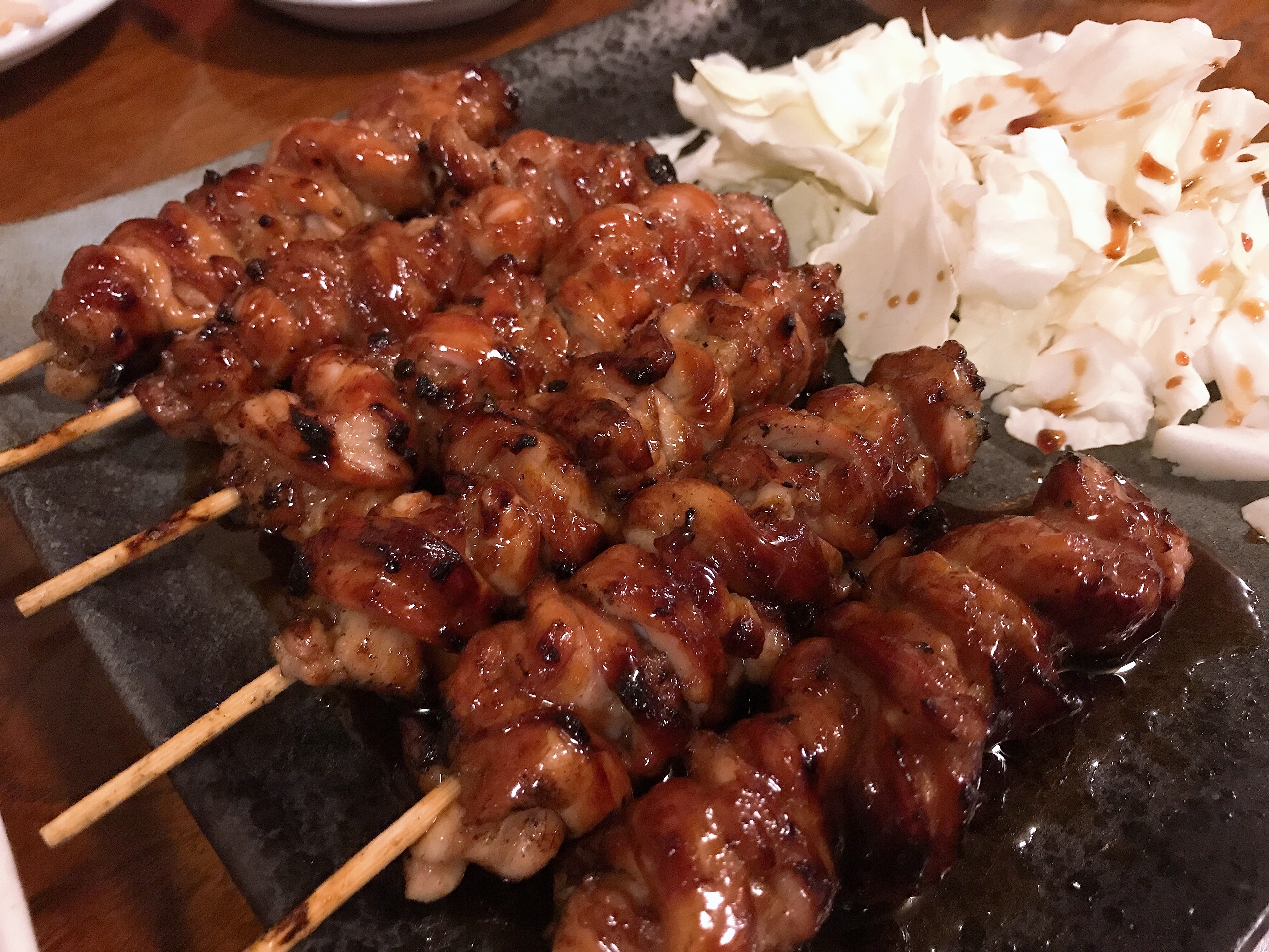 タレ焼きの焼き鳥